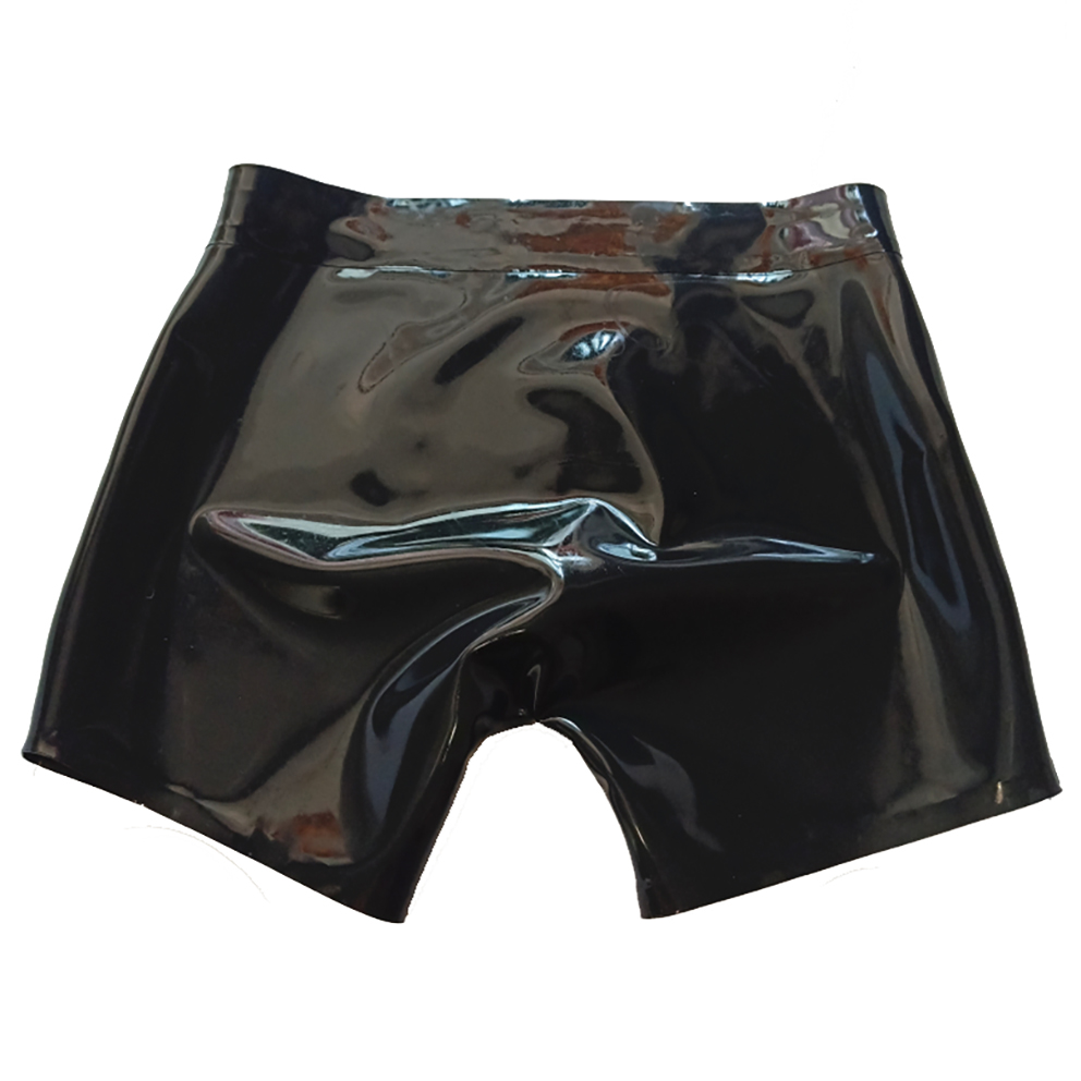 Sexy Black Latex Men Shorts Ru - Boyshort Underwear review and price