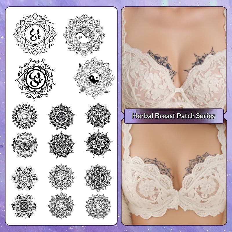 2/3/6/8 Sheets Datura Pattern  - Nipple Cover Pasties review and price